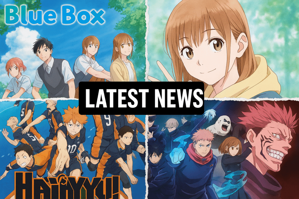 Jujutsu Kaisen, Haikyuu, and Blue Box 2025 anime and manga updates