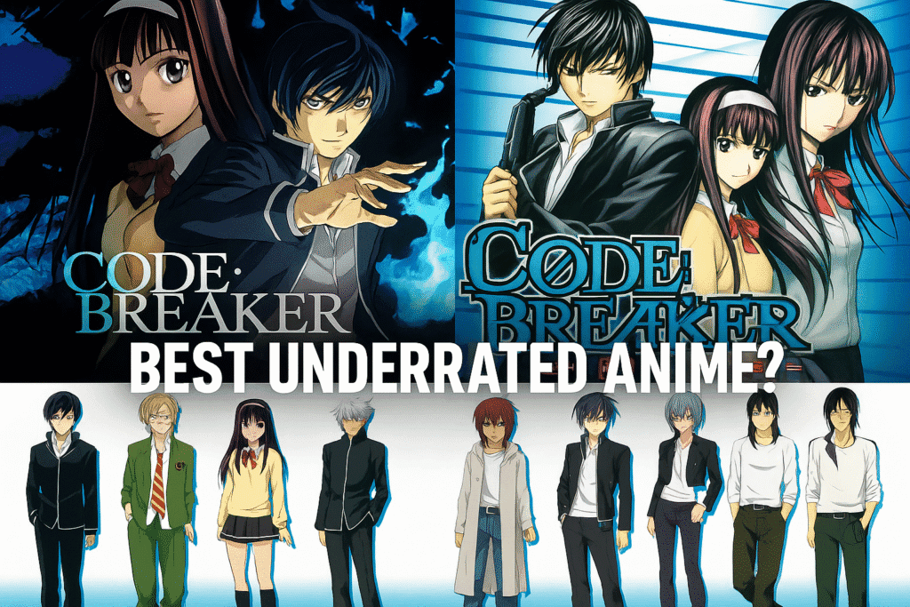 Code: Breaker anime poster featuring Rei Ogami