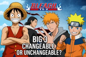 Bleach , One Piece. Naruto Big 3 Collage